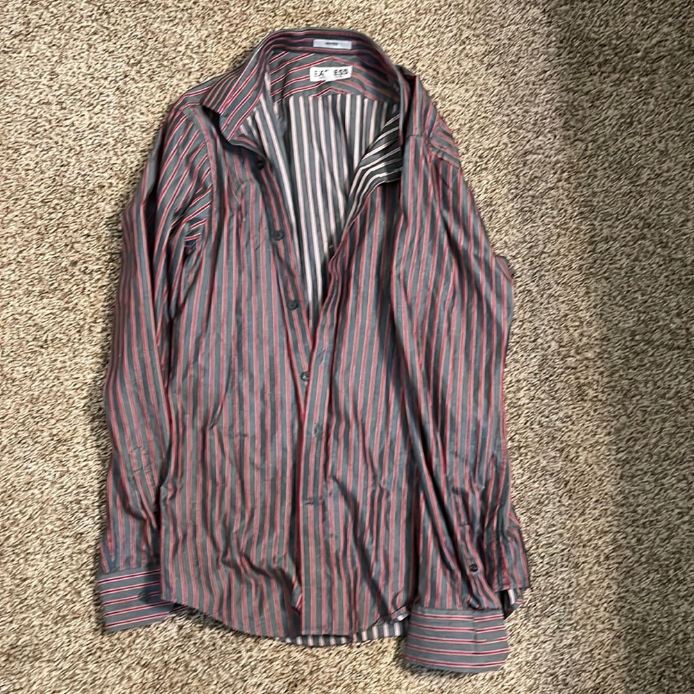 Worn once fitted express mens dress shirt